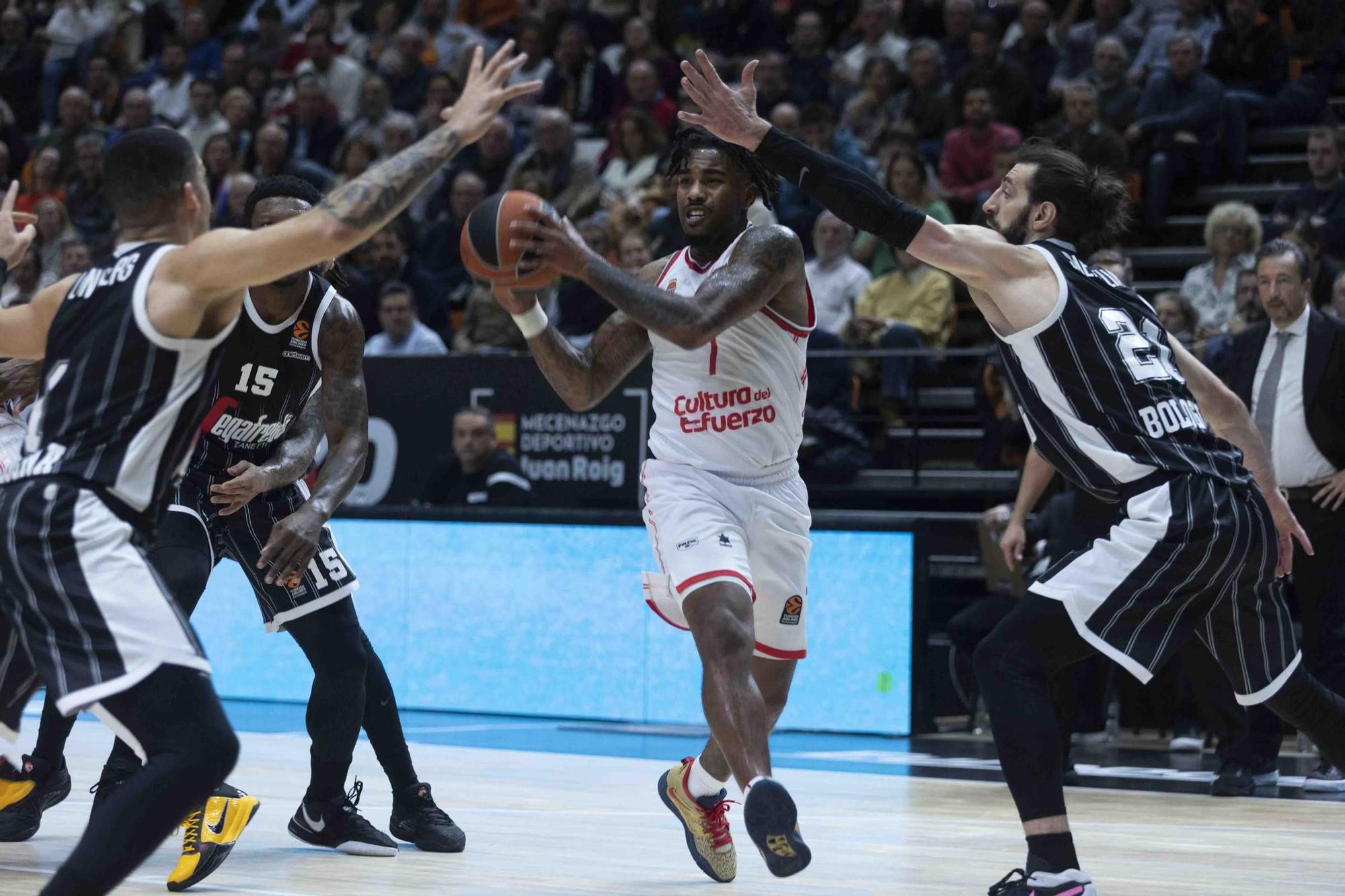 Partido Euroliga Valencia Basket- Virtus Bolonia