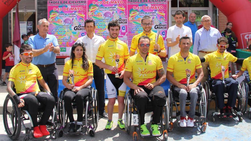 La Copa de España de ciclismo adaptado también se celebró en Puerto Lumbreras y se impuso Martín Berchesi.