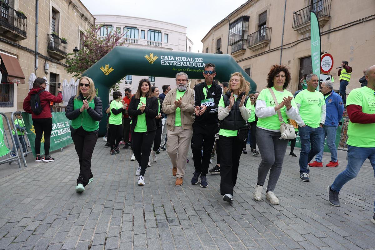 La marcha, a su paso por San Juan.
