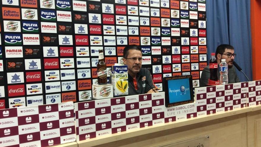 Pedro Martínez, en rueda de prensa.