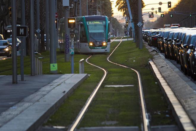Llum verda final al tramvia per la Diagonal, que compartirà carril amb el bus entre Passeig de Gràcia i Via Augusta