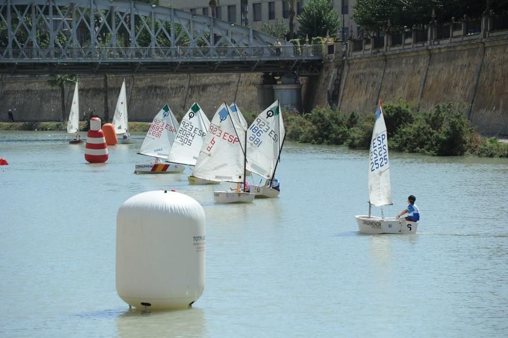 Regata exhibición en el Río Segura