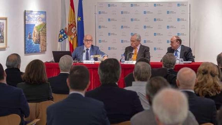 Intervención de Baltar en la Casa de Galicia de Madrid. // FdV