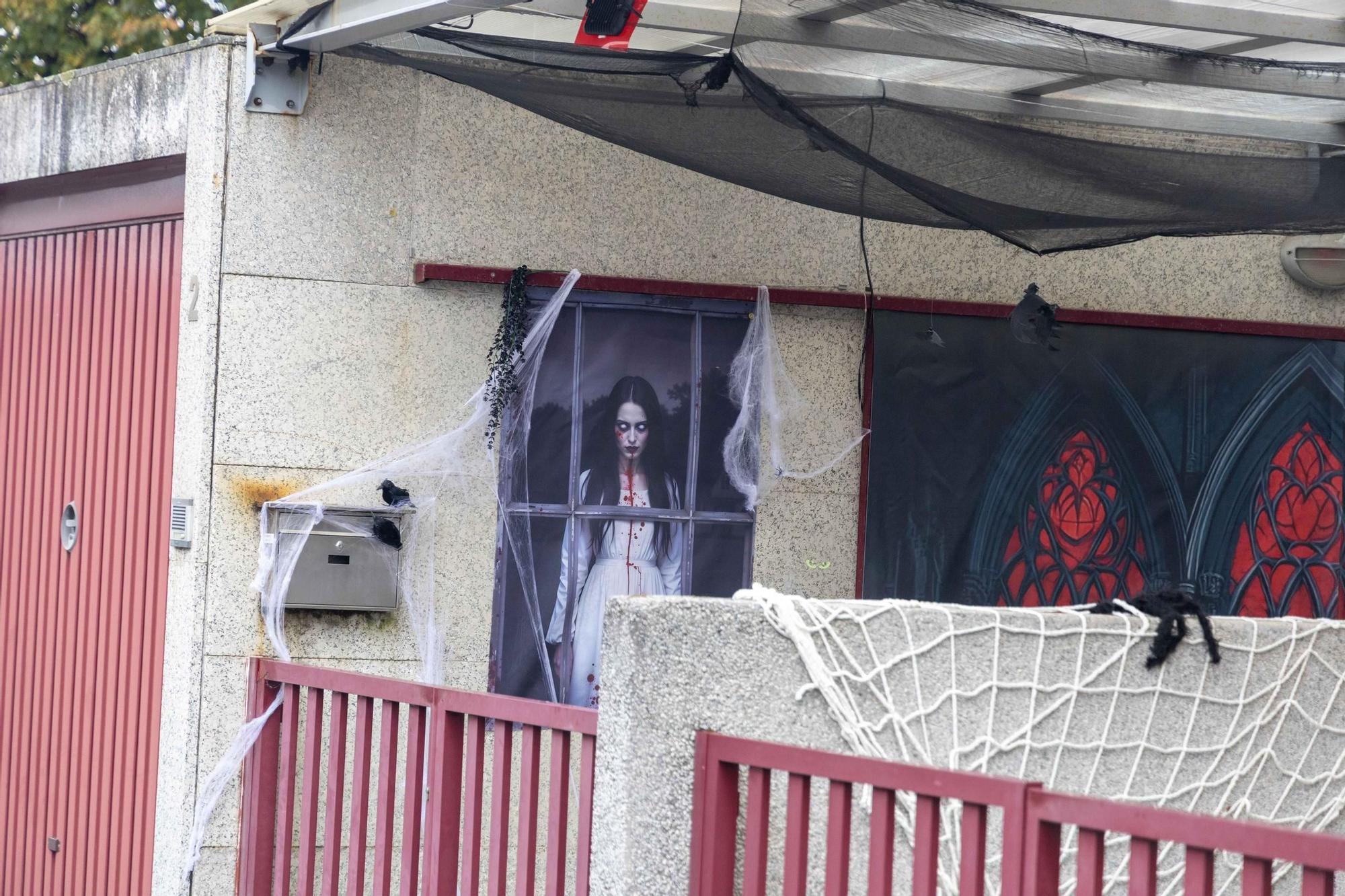 Decoración de Halloween en casas de Santiago