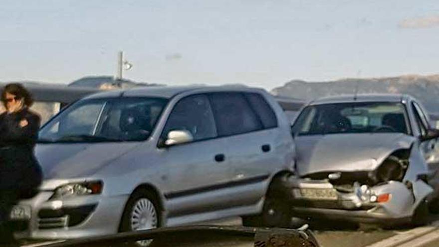 Accidente en el puente de Son Espases