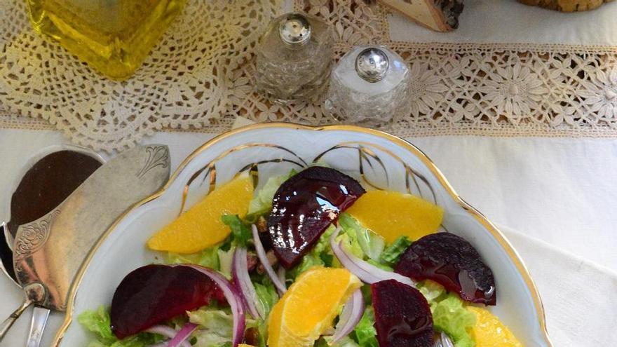 Ensalada de remolacha y naranja