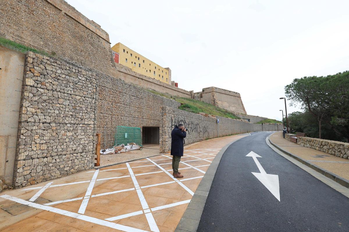 Las fotos de la inauguración del paseo de acceso al Parador de Ibiza es Soto