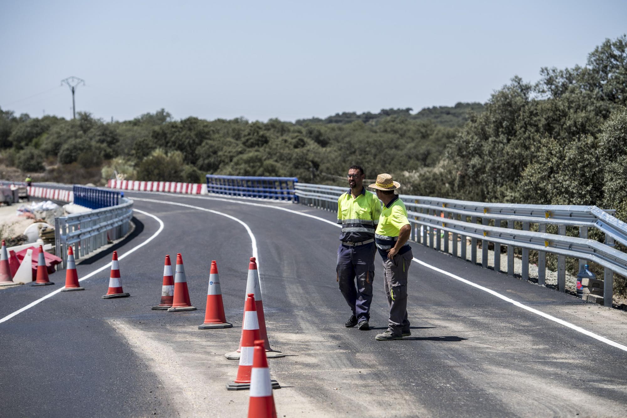 El nuevo puente de la N-523 entre Cáceres y Badajoz ya está abierto al tráfico