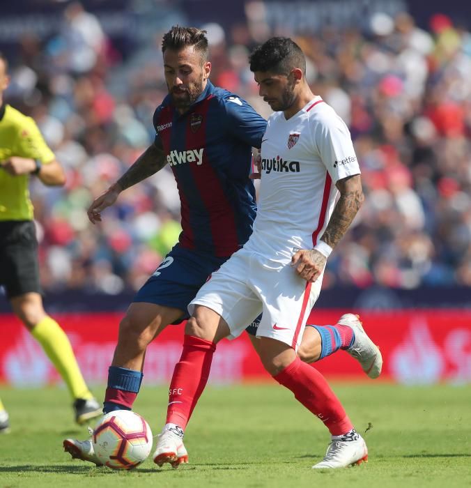 Levante 2-6 Sevilla, en imágenes