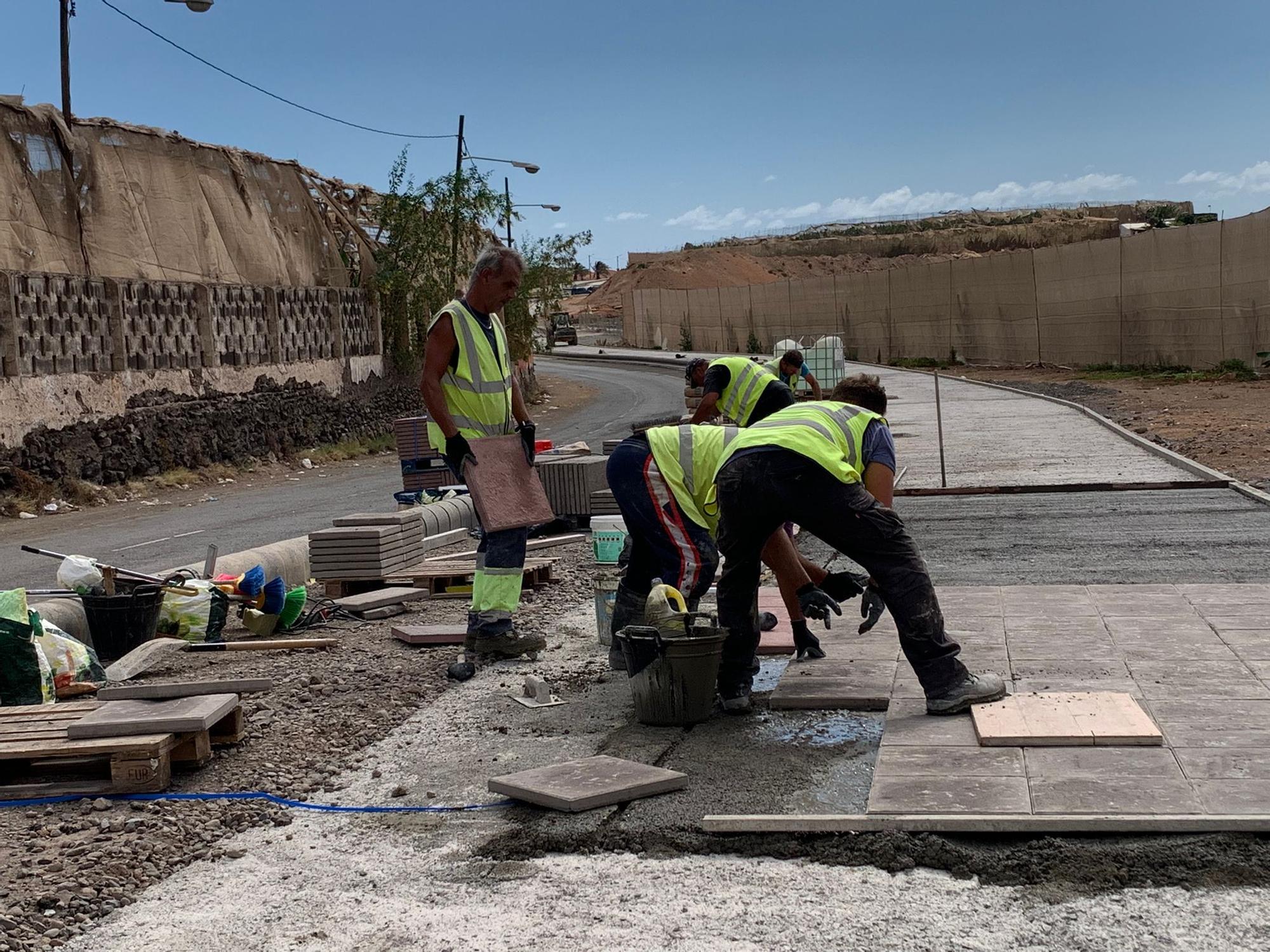 Lopean retoma las obras de la carretera de Melerana