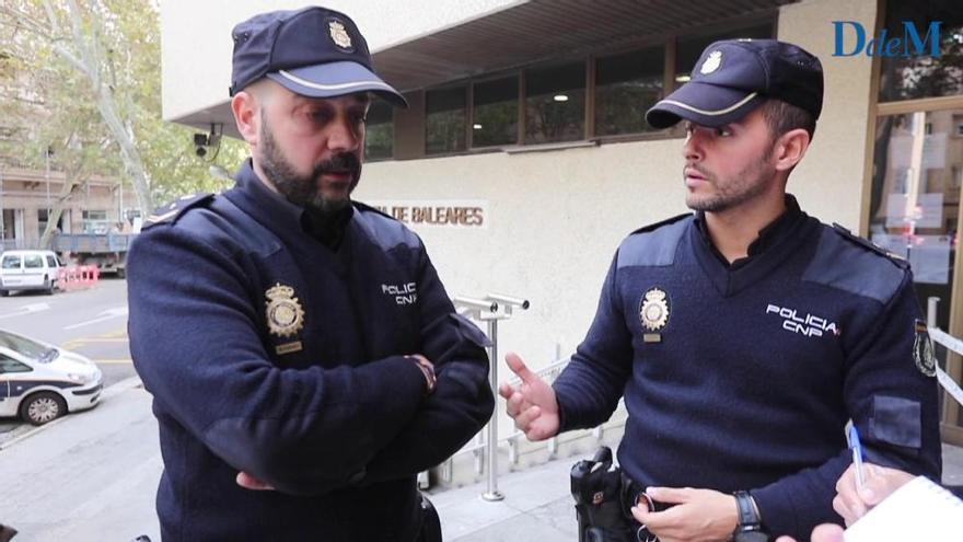 Dos policías salvan la vida a un hombre cuando se iba a suicidar dentro de su coche