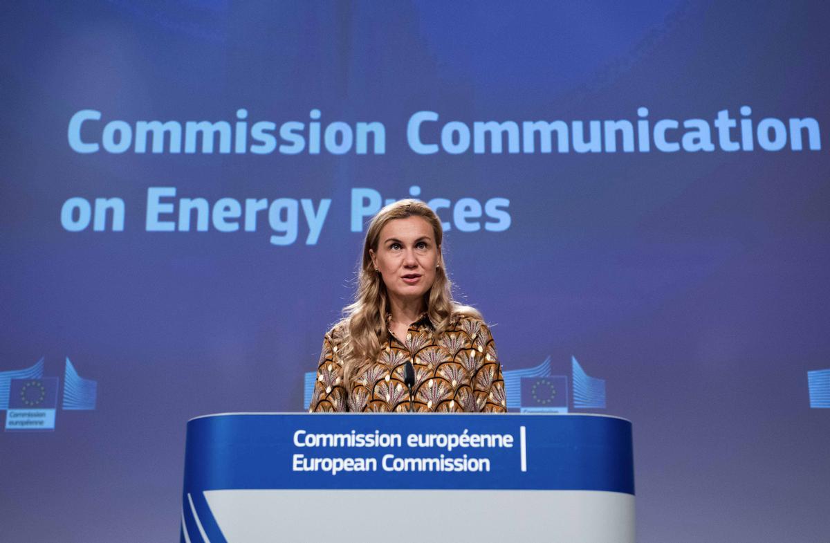 Kadri Simson, comisaria europea para la Energía.