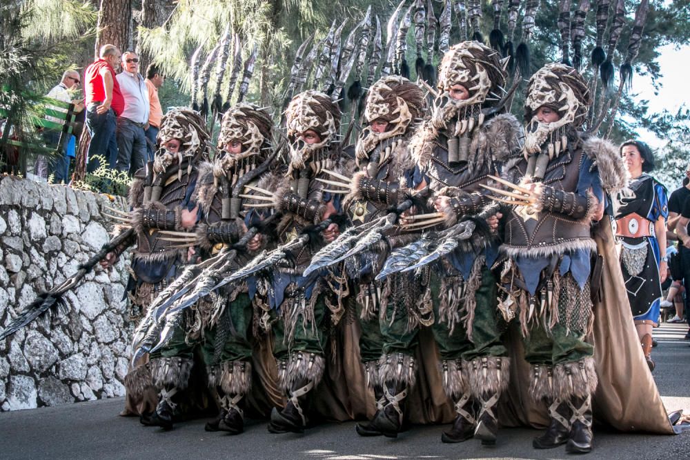 Fontilles vive los Moros y Cristianos de Alcoy