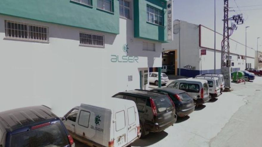 Las oficinas de la urbanizadora.