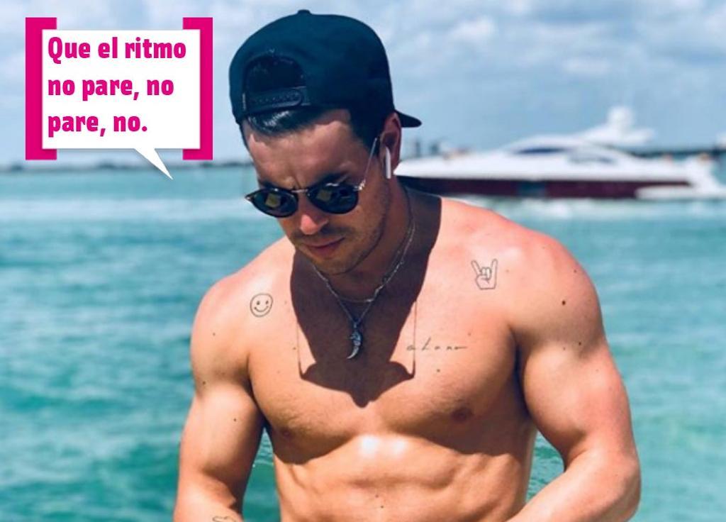 Mario Casas dice: "Que el ritmo no pare, no pare, no"
