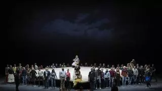 "Eugenio Oneguin" regresa a Les Arts en una producción poética y desnuda de Laurent Pelly