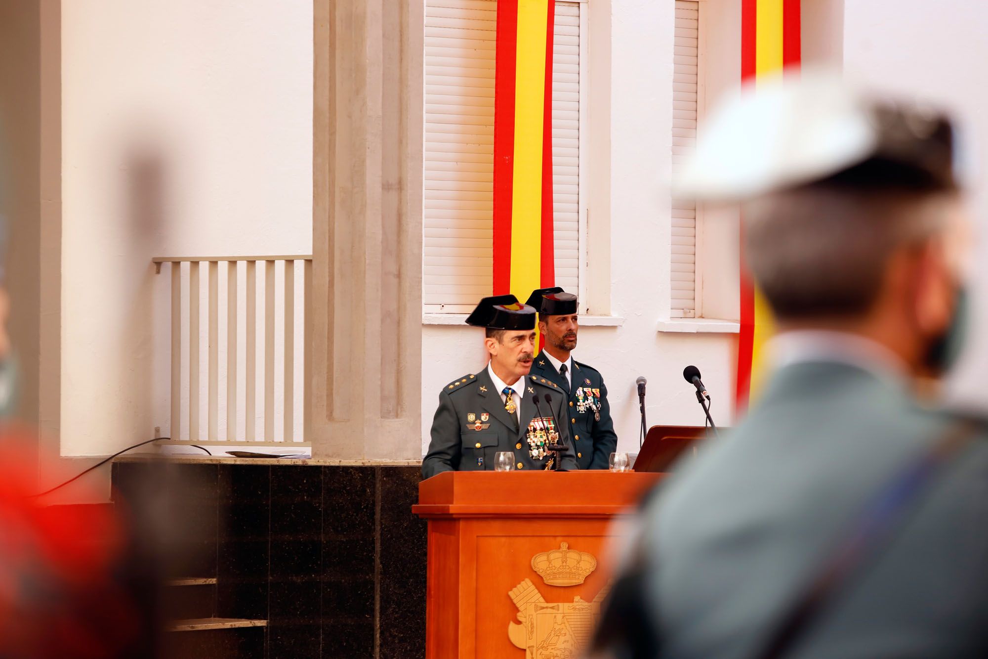 Celebración de la patrona de la Guardia Civil en la Comandancia de Málaga