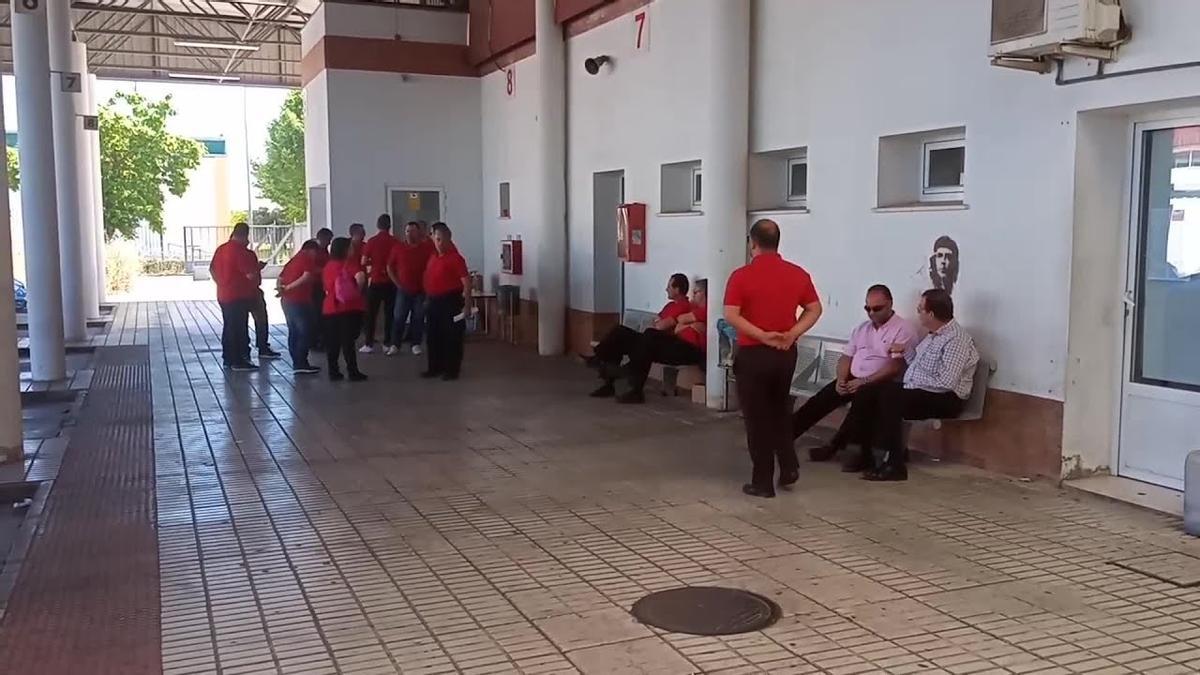 Trabajadores de LEDA en una de las reivindicaciones hace años, en una imagen de archivo