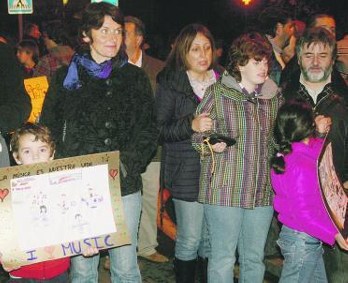 Clave de protesta en Candás