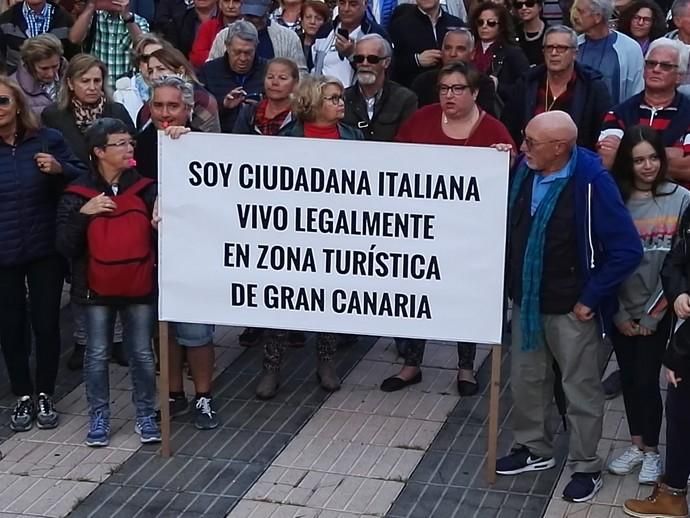 Manifestación de la Plataforma de Afectados por La Ley Turística