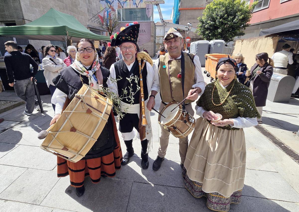 Teresa, Luis, Milo y Lourdes, en la Reconquista.