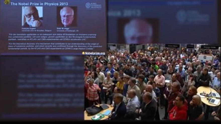 Un vídeo del CERN celebra el Nobel de Física a Higgs y Englert