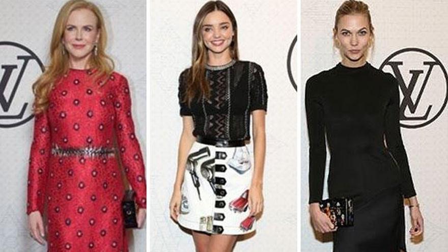 Miranda Kerr, Karlie Klos y Nicole Kidman, rendidas a Louis Vuitton