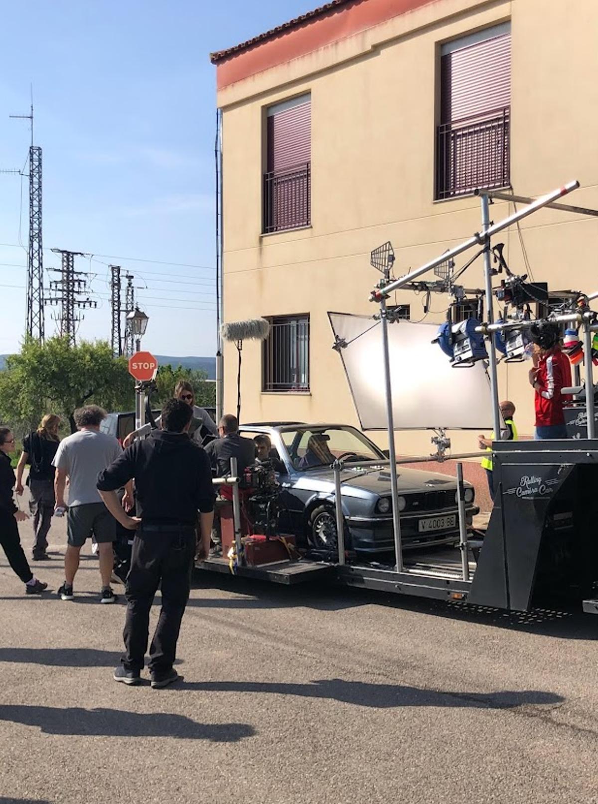 Rodaje de la serie 'La ruta' en Villar del Arzobispo