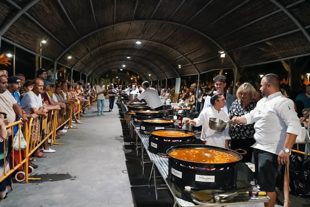 Un concurso gastronómico celebrado en Cullera en una imagen de archivo.