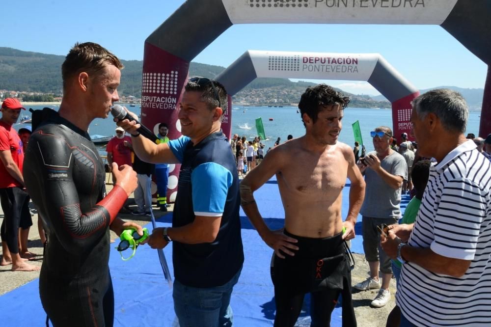 La Travesía a Nado de Moaña reúne a lo mejor del triatlón nacional