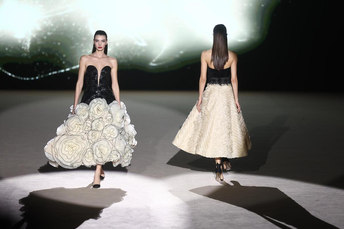 Desfile de Hannibal Laguna en la Mercedes-Benz Fashion Week Madrid