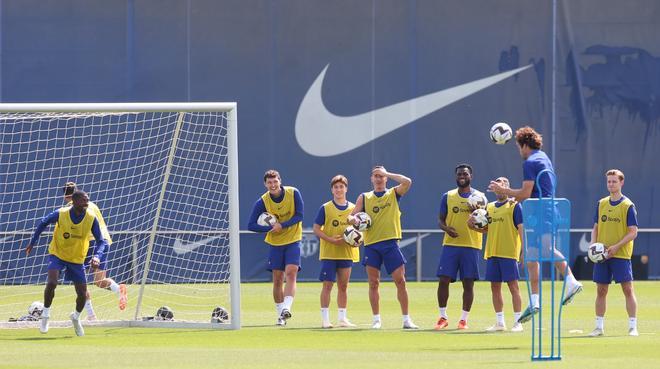 Las divertidas anécdotas del último entrenamiento del Barça