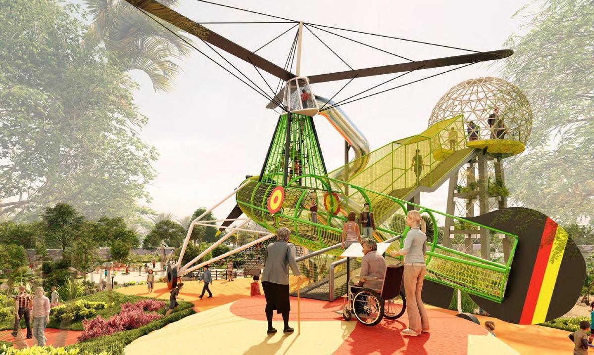 La cúpula de Emilio Pérez Piñero funcionará como un mirador panorámico.