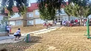 Vila de Cruces examina del carné práctico de conducir... carretillas