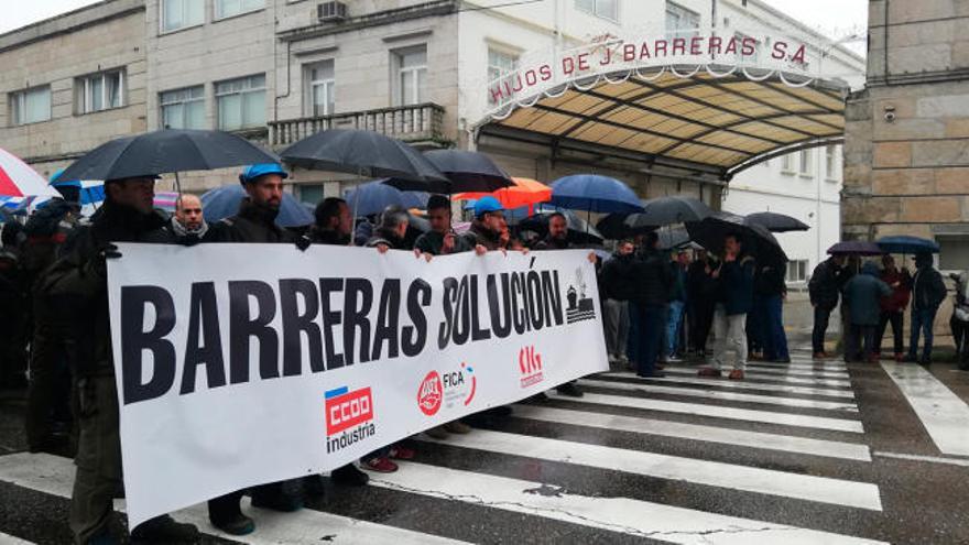 Los trabajadores de Barreras salen a la calle