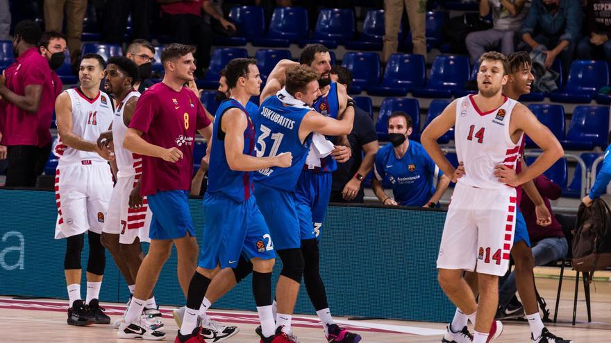 El Barça logra derribar el muro del Olympiacos en la prórroga