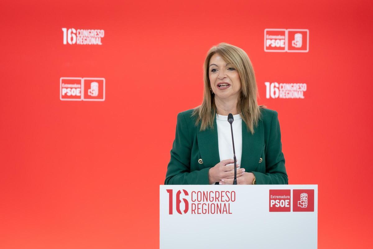 La portavoz del PSOE en la Asamblea, Piedad Álvarez, este lunes.