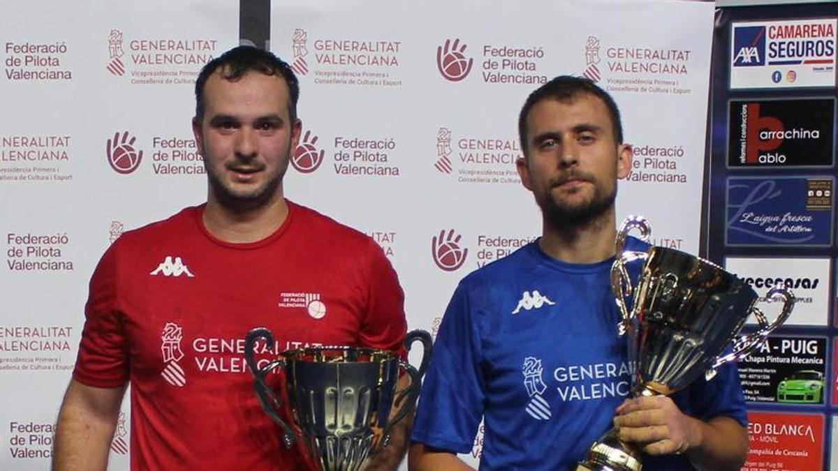 Final 1ªA entre setmana, Iván Pobla Vallbona i Julio Vinalesa.