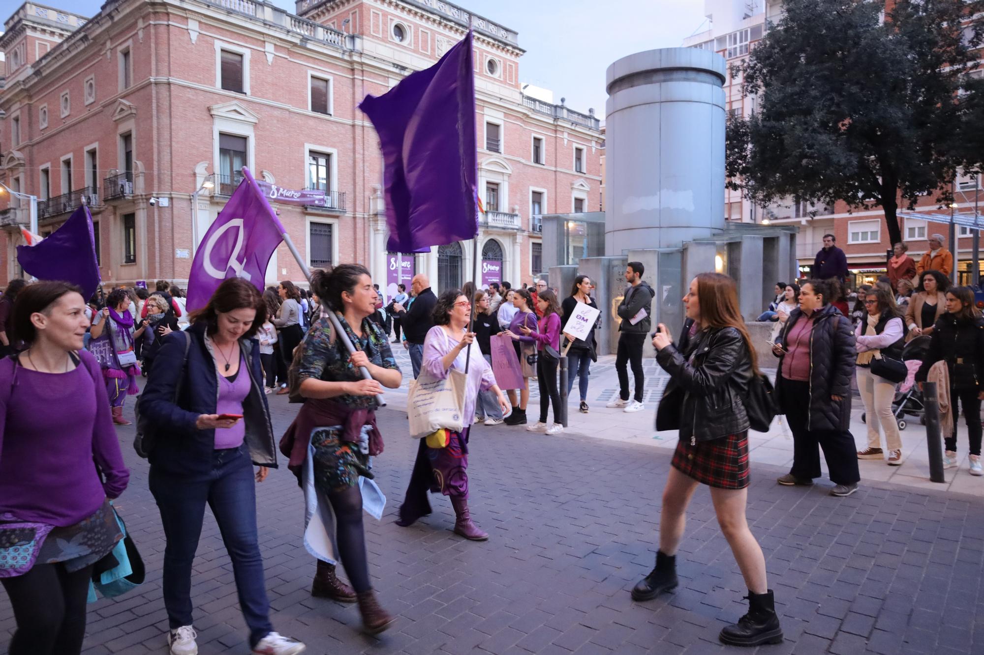 Las mejores imágenes de la manifestación del 8-M en Castellón