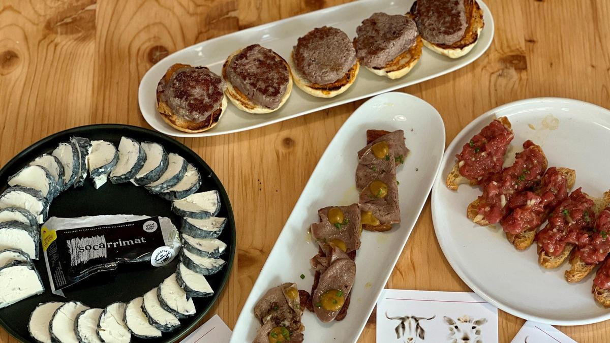 Platos de la campaña 'Ramats de Foc a taula'.