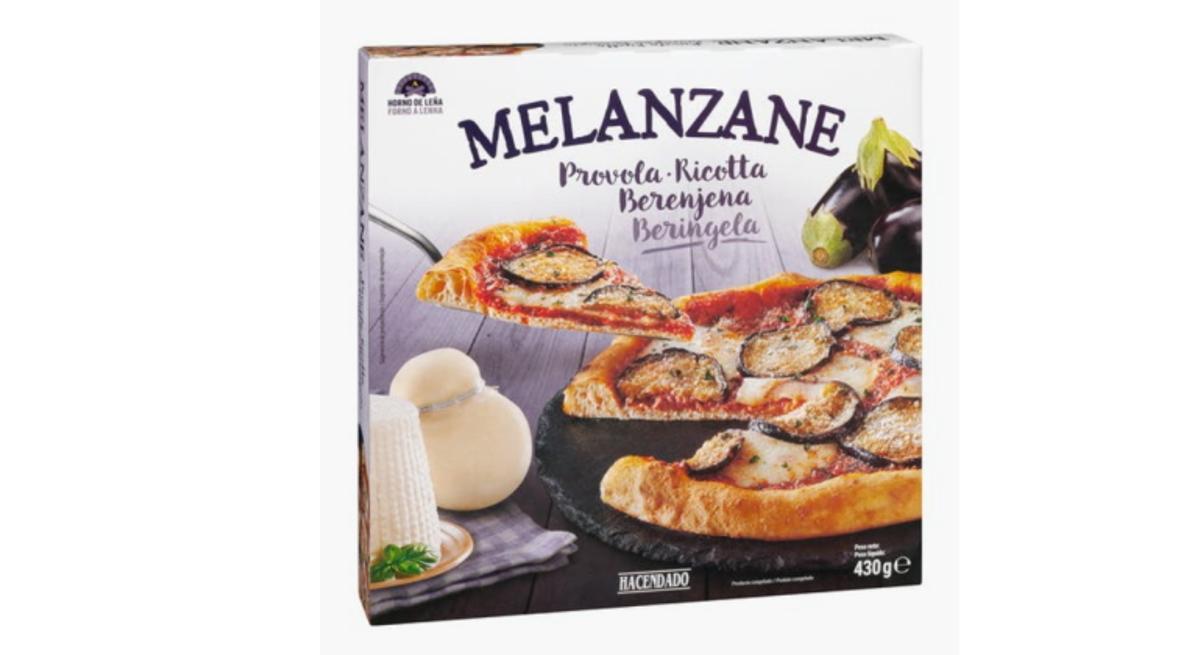 Imagen de la nueva pizza vegetariana del Mercadona.