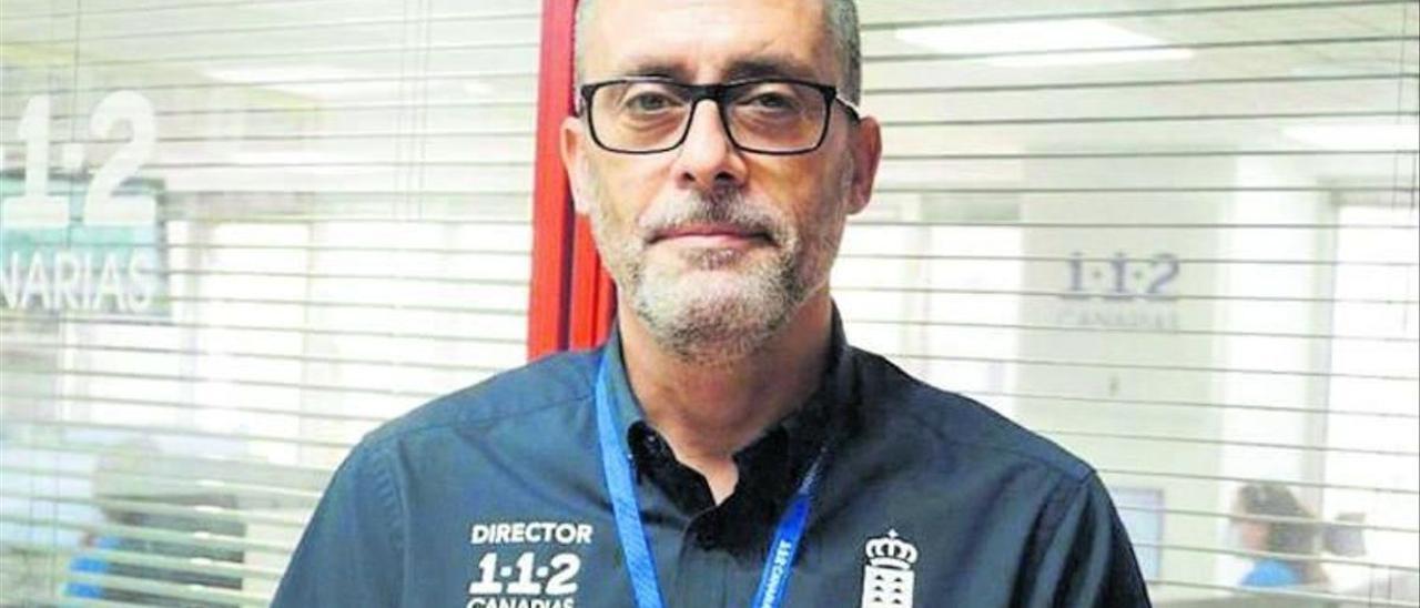 Moisés Sánchez Arrocha, director del Centro Coordinador de Emergencias y Seguridad (Cecoes) en Canarias.