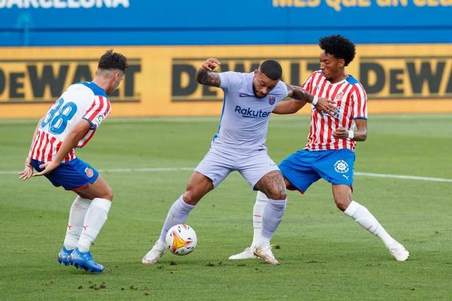 Las mejores imágenes del Barça-Girona: El debut de Depay