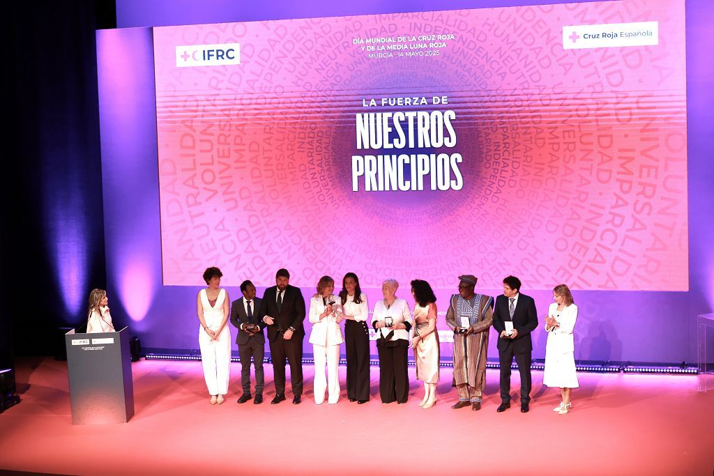Las imágenes de la reina Letizia en el acto en Murcia por el Día Mundial de la Cruz Roja