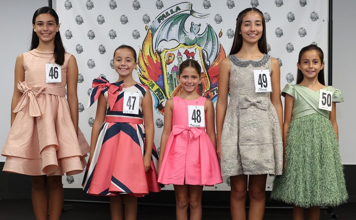 Vera Llorens Llopis (L'Alguer-Ingeniero Rafael Janini), Vega Carmen Gonzalez de Martos Marin (San Vicente-Periodista Azzati), Mariam Amutio Agusti (Av. Oeste), Elena Coll Mauri (Blanquerias) y Martina Songel Garcia (Convento Jerusalen-Matematico Marzal)