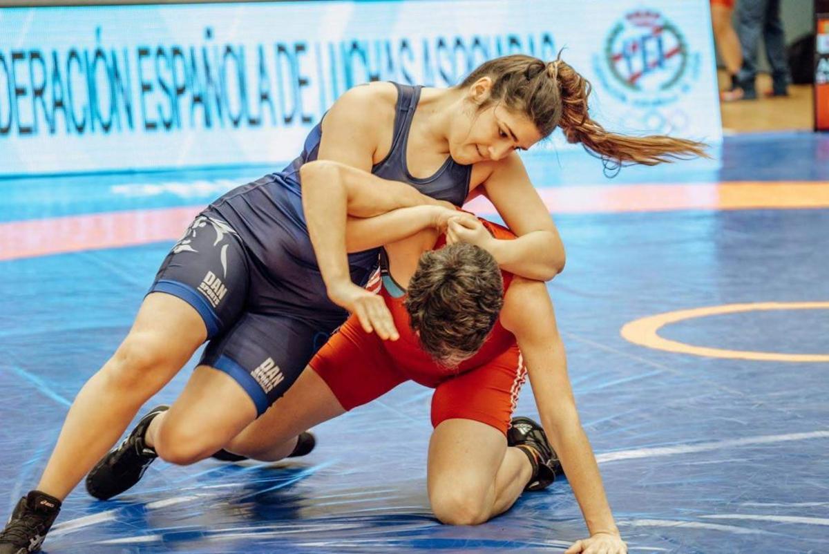 Una competición del Club de lucha Morvedre.