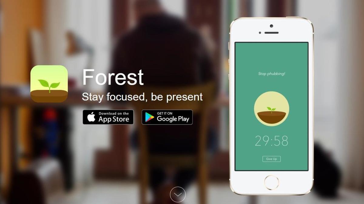 Presentación de la app 'Forest'