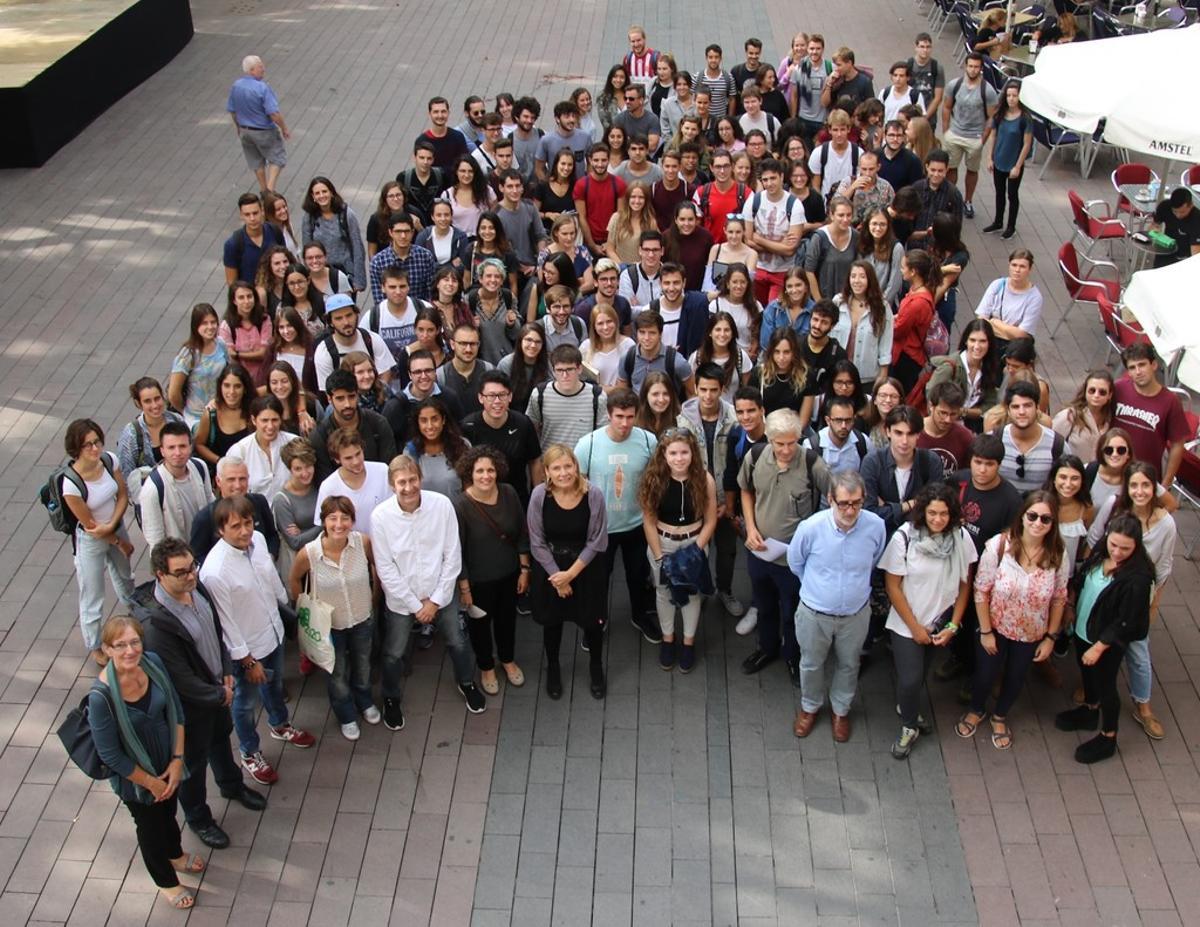 Estudiants de Disseny a Sant Boi.