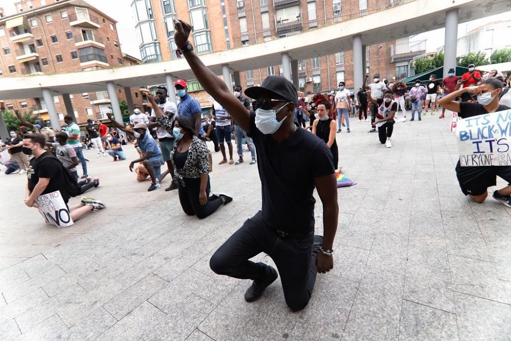 Protesta contra el racismo en Murcia