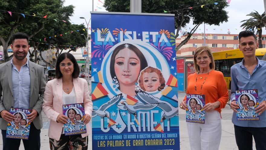 Las Fiestas del Carmen de La Isleta contarán con más de 30 actos y con la Plaza Manuel Becerra como eje de las celebraciones
